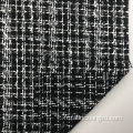 Tissu en tweed teint en fil à carreaux à carreaux